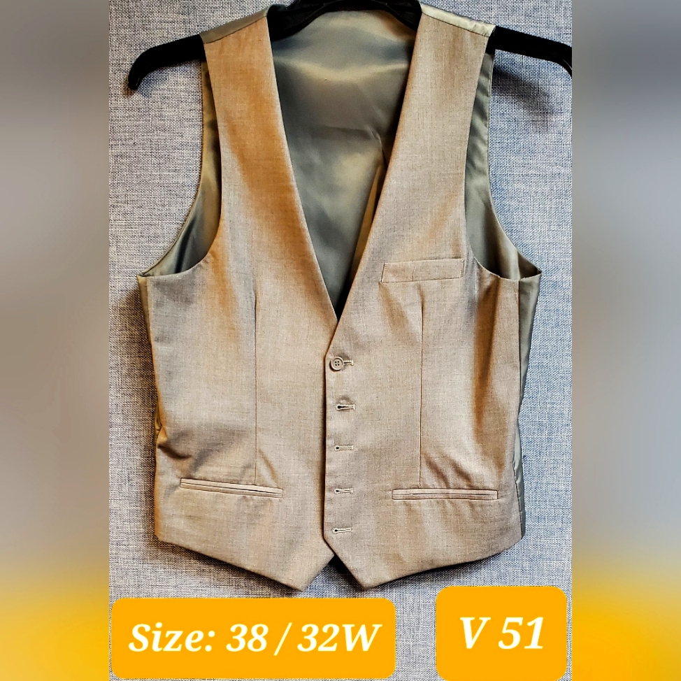 Mens Vest  Size 38  32w  Brand New  V  51